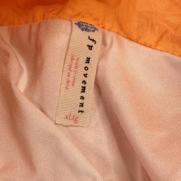 Free People Way Home Orange High Waisted Shorts XL - Picture 4 of 9